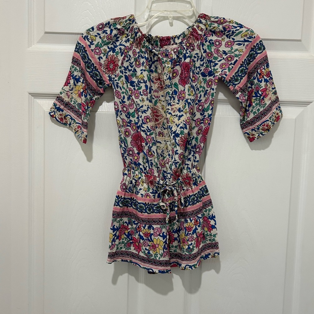 Colorful Floral Kids Blouse